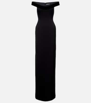 Velvet-trimmed gown | David Koma