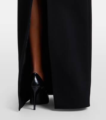 Velvet-trimmed gown | David Koma