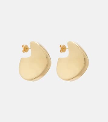 18kt gold-plated sterling silver earrings | Bottega Veneta