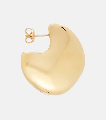 18kt gold-plated sterling silver earrings | Bottega Veneta