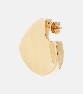 18kt gold-plated sterling silver earrings | Bottega Veneta