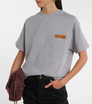Intrecciato cotton-blend jersey T-shirt | Bottega Veneta