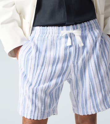 Trevon striped cotton toweling shorts | Orlebar Brown