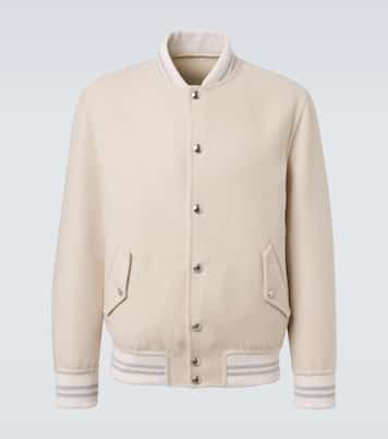 Wool and cashmere varsity jacket  | Eleventy