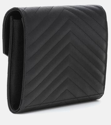 Cassandre matelassé leather clutch | Saint Laurent