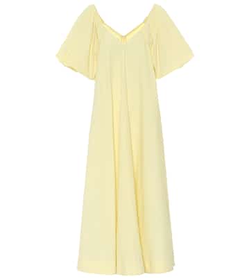 Robe midi en coton mélangé | CO