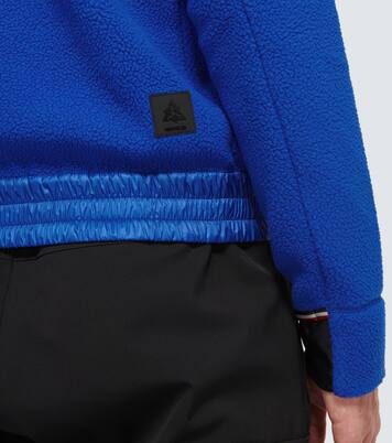 سويت شيرت من الفليس مع اللوغو | Moncler Grenoble