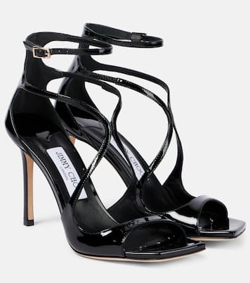 Azia 95 patent leather sandals | Jimmy Choo