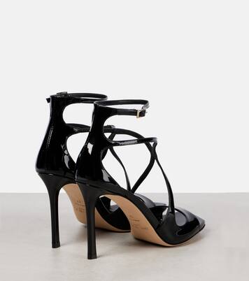 Azia 95 patent leather sandals | Jimmy Choo