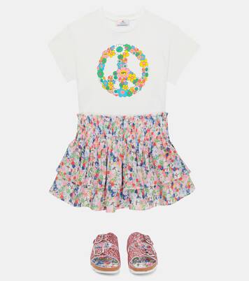 Floral muslin skirt | Monnalisa