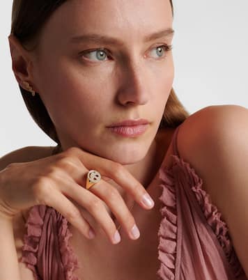 Bague Happy Face en or 14 ct et diamants | Sydney Evan