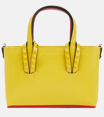 Cabata Nano patent leather tote bag | Christian Louboutin