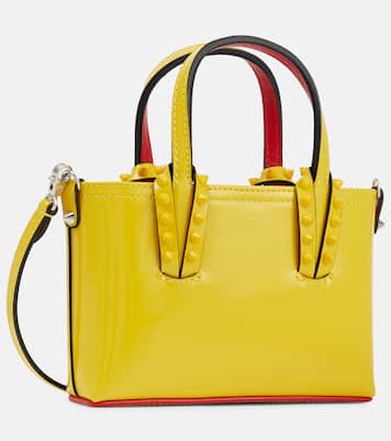 Cabata Nano patent leather tote bag | Christian Louboutin