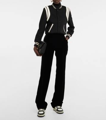 SL/61 leather sneakers | Saint Laurent