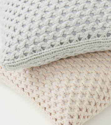 Cashmere and cotton cushion | Brunello Cucinelli