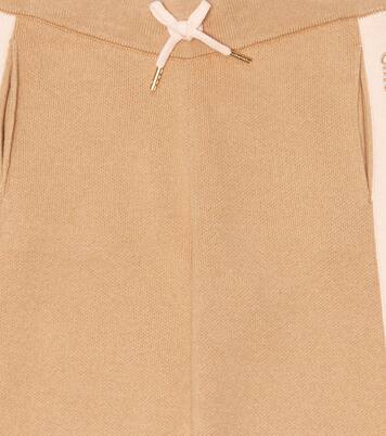 Jogginghose aus Baumwolle und Wolle | Chloé Kids