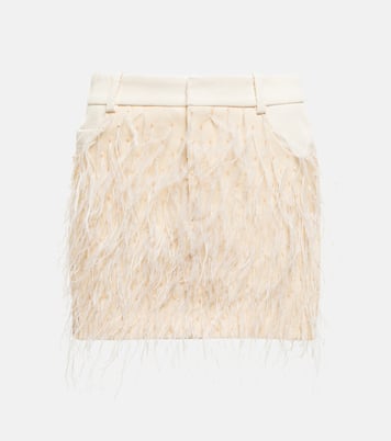Minirock Venice mit Federn | The Mannei