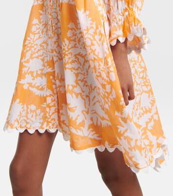 Robe brodée en coton à fleurs | Juliet Dunn