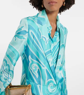 Bedruckter Blazer aus Seiden-Twill | Etro
