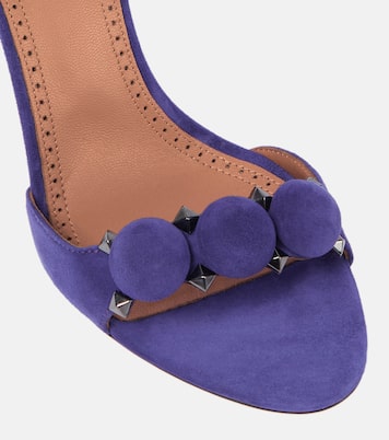 Sandales La Bombe 90 en daim | Alaïa