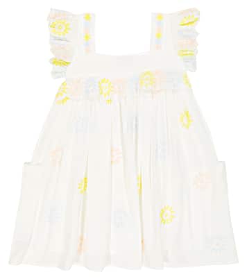 Floral embroidered tulle dress | Stella McCartney Kids