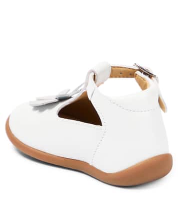 Baby Stand-Up leather booties | Pom d'Api