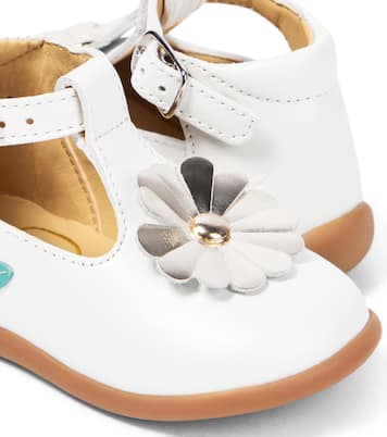 Baby Stand-Up leather booties | Pom d'Api