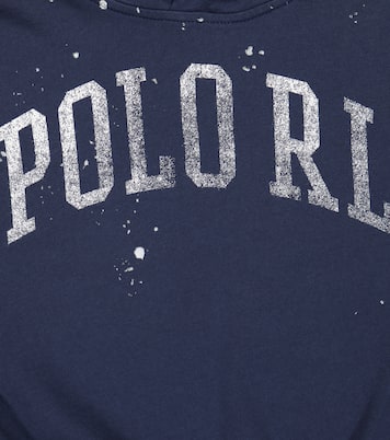 Logo cotton jersey hoodie | Polo Ralph Lauren Kids