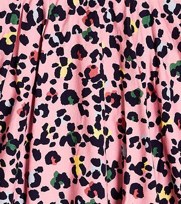 Leopard-print cotton dress | Vilebrequin Kids