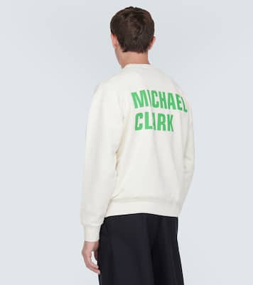 x Michael Clark printed cotton jersey sweatshirt | JW Anderson