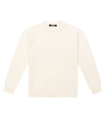 Wool, silk, and cashmere sweater | Balmain Kids