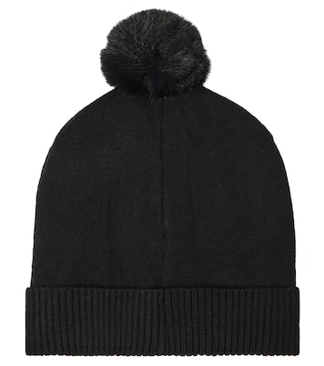 Teddy bear wool-blend beanie | Moschino Kids