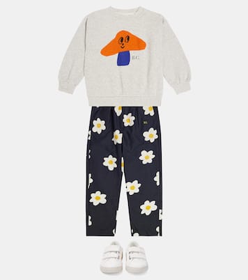 Floral cotton pants | Bobo Choses