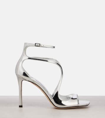 Sandalen Azia 95 aus Metallic-Leder | Jimmy Choo