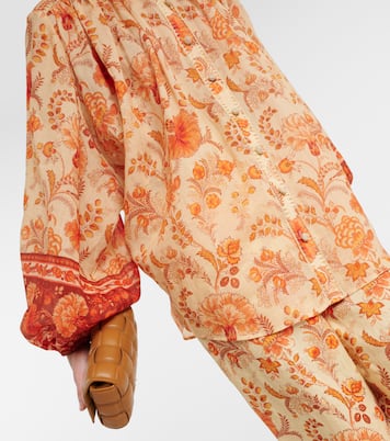 Bedruckte Bluse Junie aus Ramie | Zimmermann