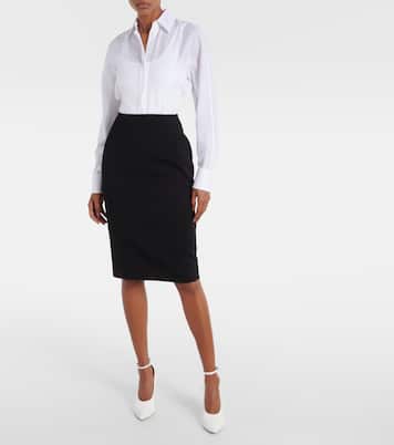 Escarpins Shark en cuir verni | Alaïa