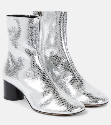 Ankle Boots Laeden aus Metallic-Leder | Isabel Marant
