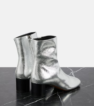 Ankle Boots Laeden aus Metallic-Leder | Isabel Marant