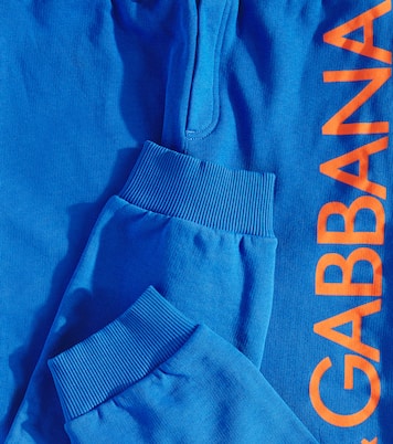 Pantalones deportivos de jersey de algodón | Dolce&Gabbana Kids