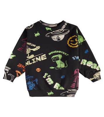 Monti printed cotton jersey sweatshirt | Molo
