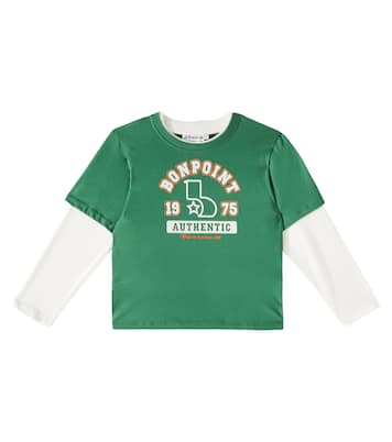 Goran printed colorblocked cotton T-shirt | Bonpoint