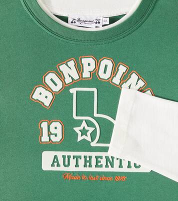 Goran printed colorblocked cotton T-shirt | Bonpoint