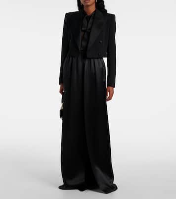 Smokingjacke aus einem Baumwollgemisch | Dolce&Gabbana