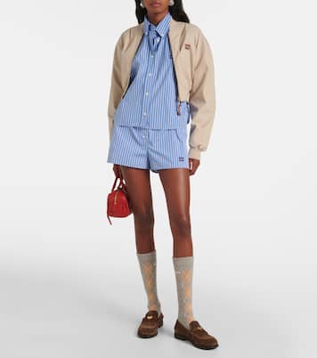 Chaussettes en laine mélangée | Miu Miu