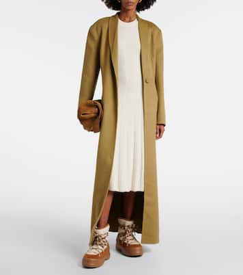 Luna Low shearling and suede snow boots | Moon Boot