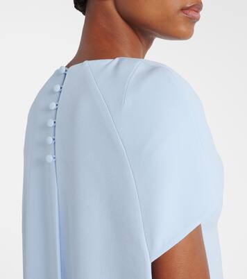 Ginko caped crêpe gown | Safiyaa