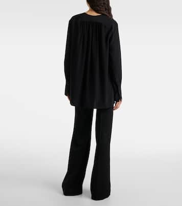 Schluppenbluse aus Seide | Victoria Beckham
