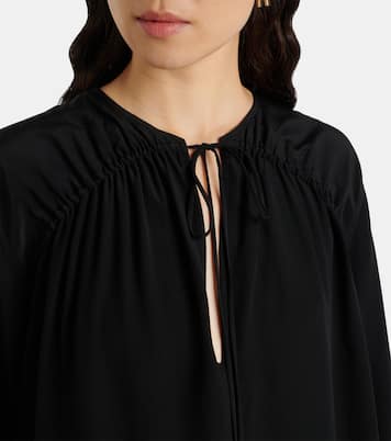 Schluppenbluse aus Seide | Victoria Beckham