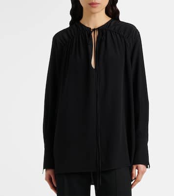 Schluppenbluse aus Seide | Victoria Beckham