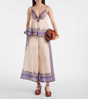 Top Maxine Plunge en ramie | Zimmermann